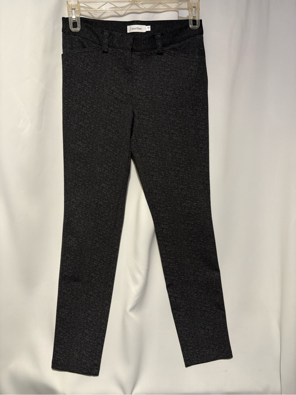 Calvin Klein Dark Heather Gray Slim Chinos